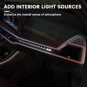 For LED 11 Color Center Console Ambient BMW X5 X6 X7 G05 G06