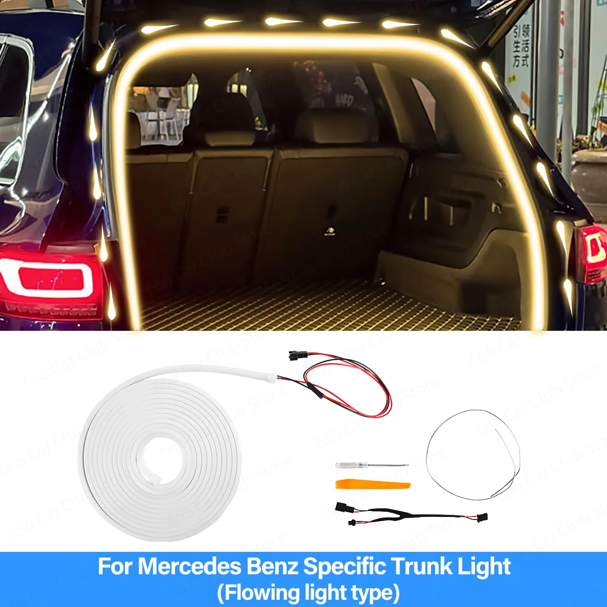 For Mercedes-Benz Trunk Flowing Light Whie 4.05 Meters