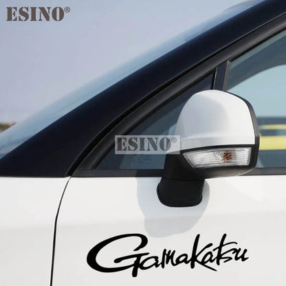 For Gamakatsu Creative Fishing Pvc 3D Carving Decals Bumper Door