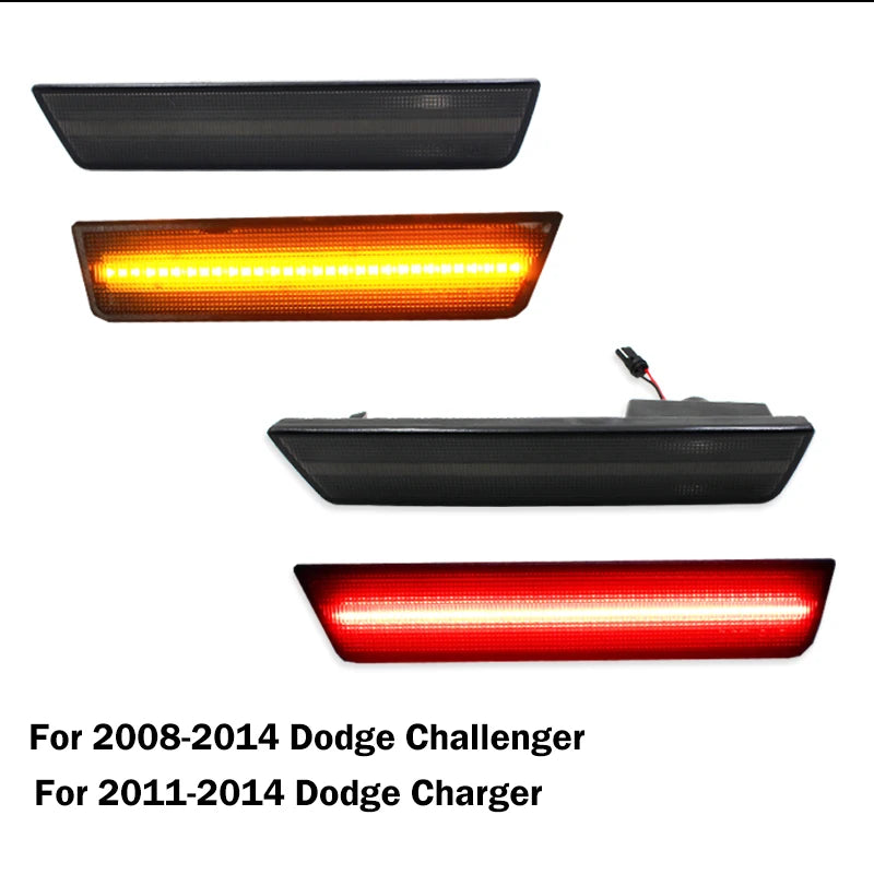 For Dodge Challenger Turn Signal Light Bumper Side Marker
