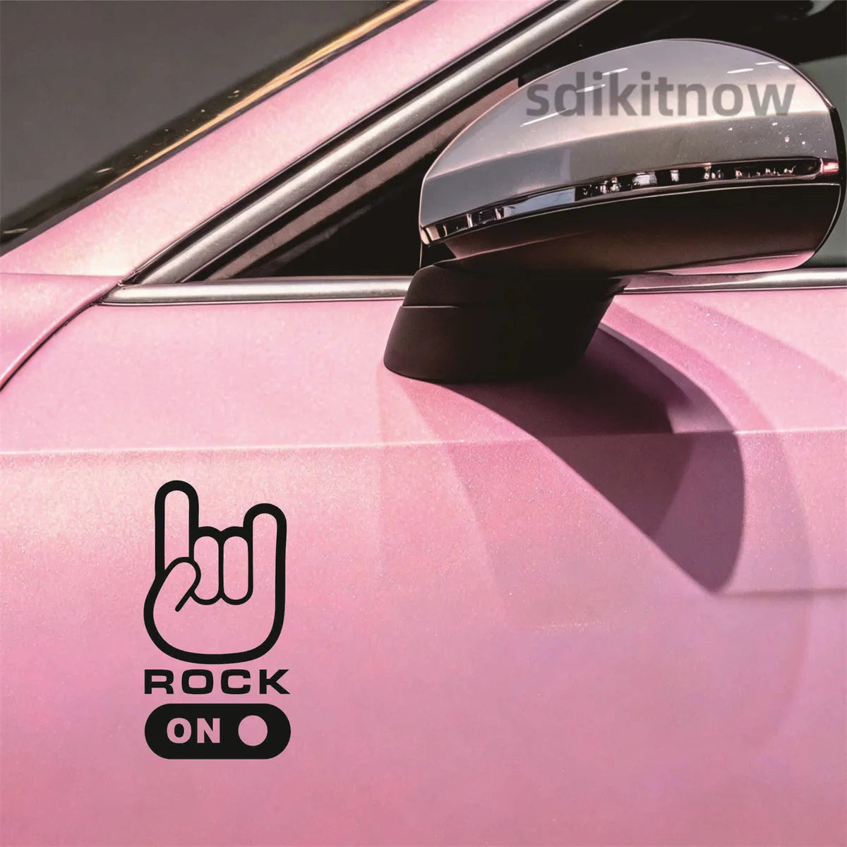 Windows Door Body Pvc Decal Sticker Hand Sign Hard