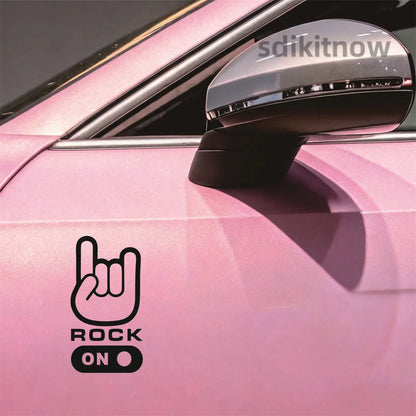 Windows Door Body Pvc Decal Sticker Hand Sign Hard