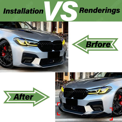 For BMW F90 M5 M5C Lci 2021 2022 2023 Automobile Mp Front Bumper