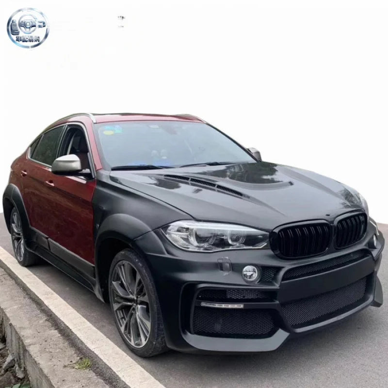For BMW X6 F16 Front Bumper Perfect Fitment Wide Body Kit Rear