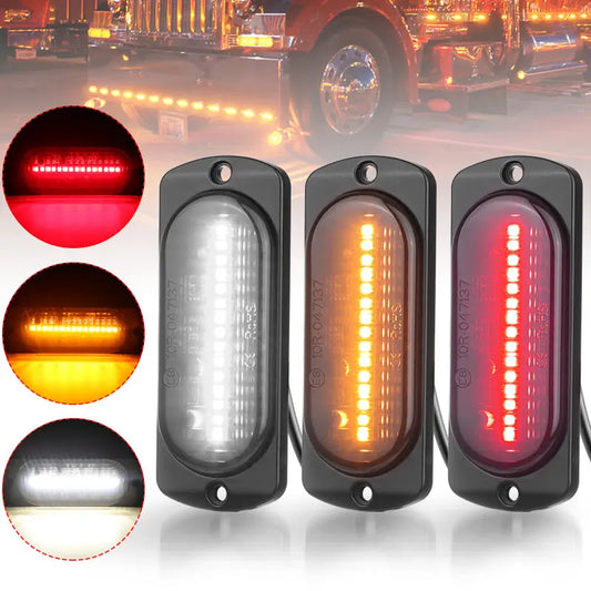 For Trailer Lorry Tractor Bus Rv Truck 12LED 15LED Side Marker