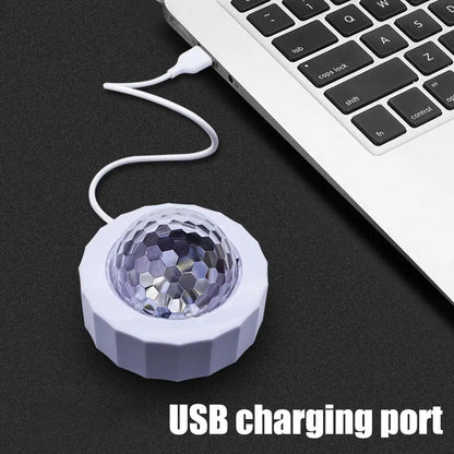 Atmosphere Voice Activated Disco Ball USB Rechargeable Interior