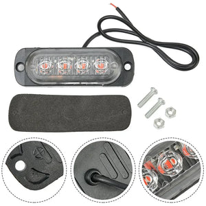 For Boats 12V 4-led Warning off-road Truck Safety Emergency Work