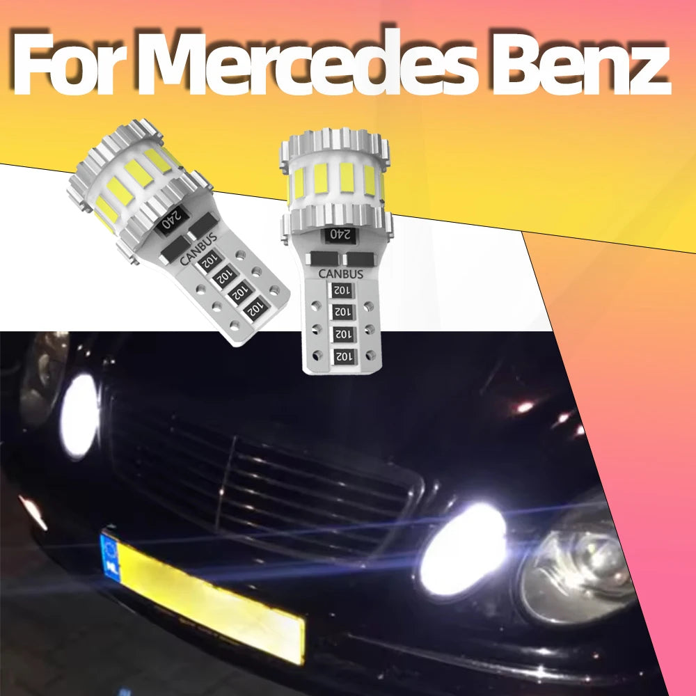 For Mercedes Benz W202 W220 W124 2PCS Canbus Parking W211 W222