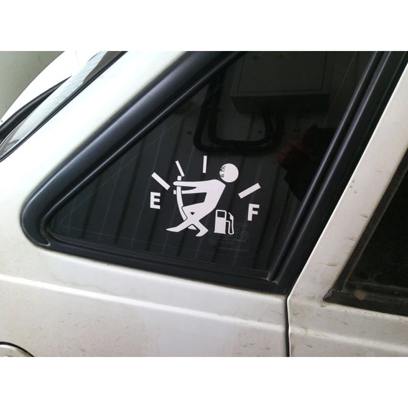 Funny Sticker Pull Fuel Tank Pointer Full Vinyl Reflective