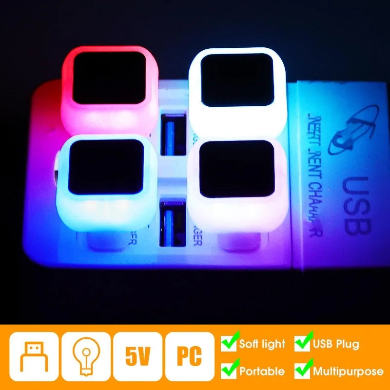 MINI USB Atmosphere Lamps Interior Lighting Ambient 5V Plug