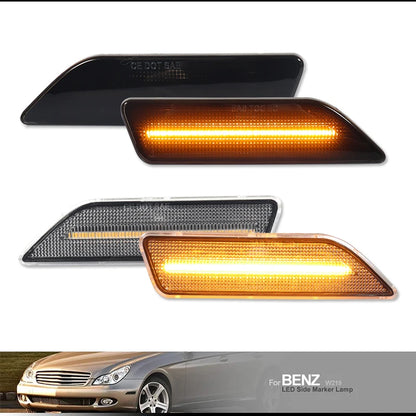 For Mercedes Benz CLS-Class W219 C219 2006-2011 2PCS Bumper Turn