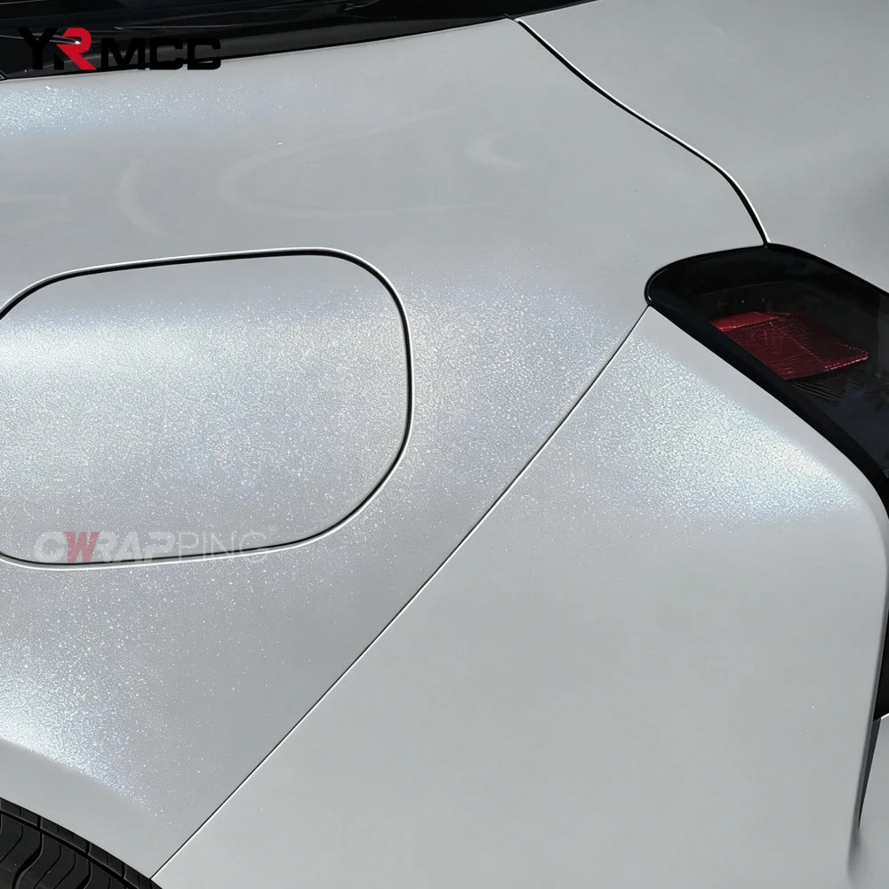 Pet Stickers Glossy Adhesive Vinyl Wrap Pearl White self-adhesive