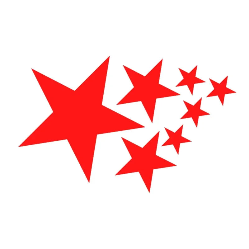 Pentagram Pattern Sunscreen Waterproof Sticker Cover Scratches