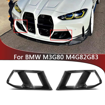 For BMW M3 G80 M4 G82 G83 Series Front Bumper Vent Carbon Fiber