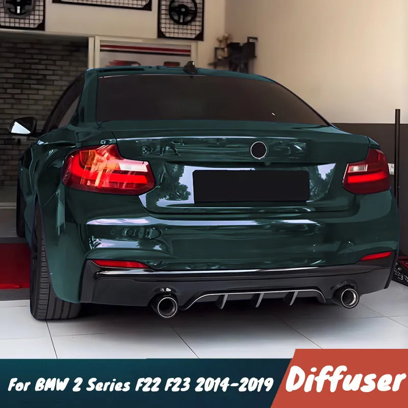 For BMW 2 Series F22 F23 M Sport 2014-2019 Rear Bumper Diffuser