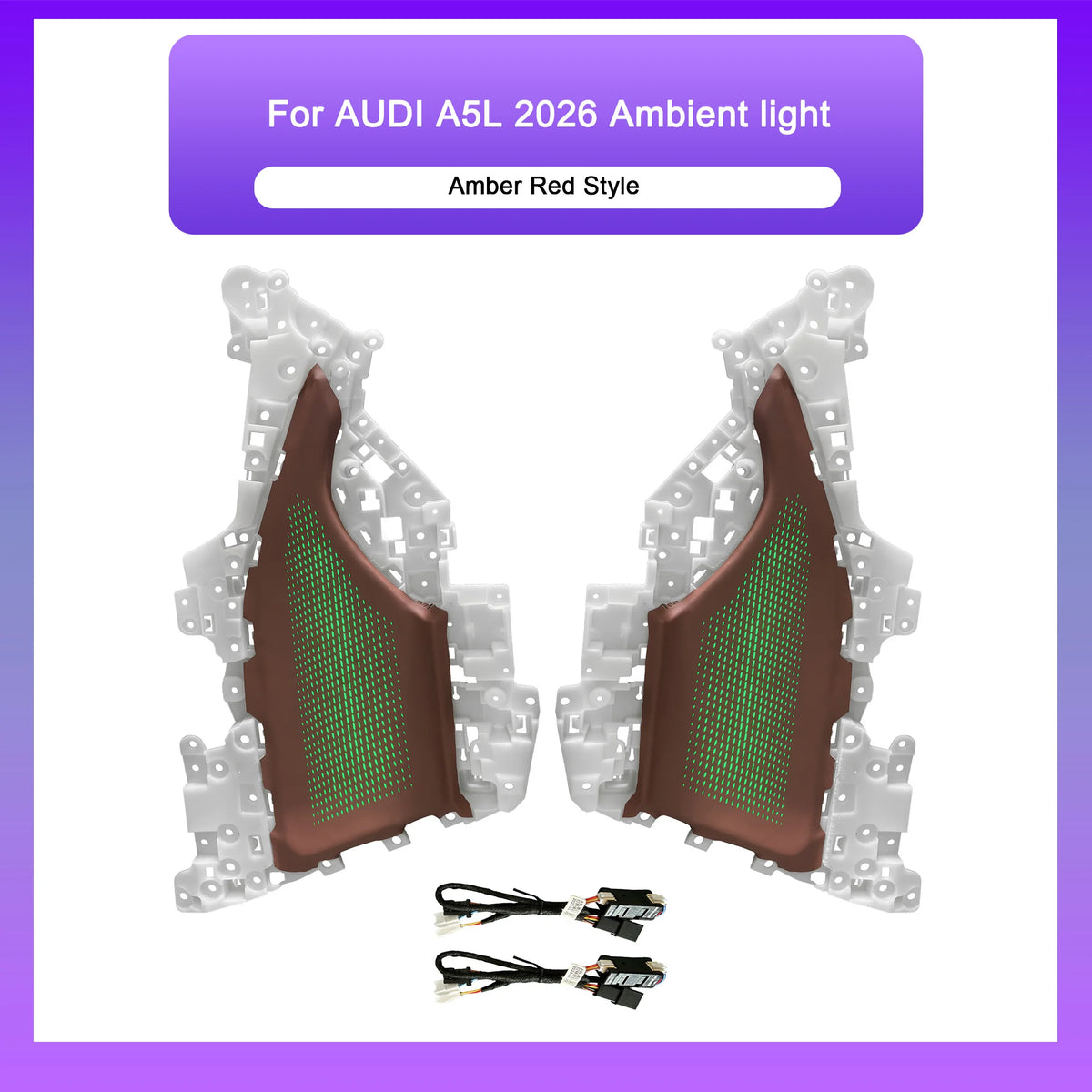For Audi A5L 2026 Interior Ambient Lighting Illuminated Speaker