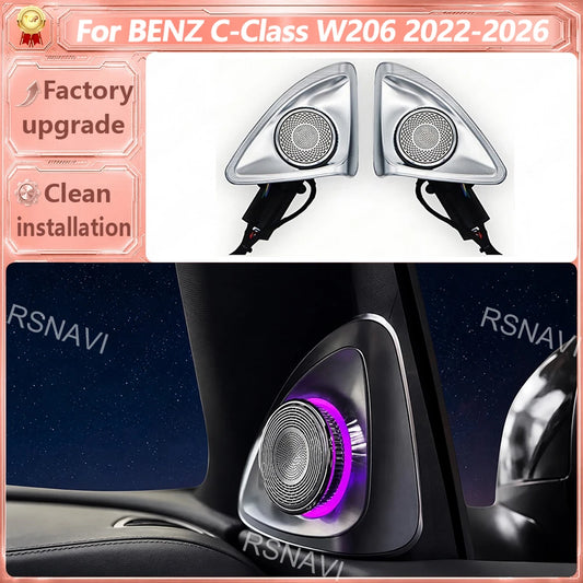For Mercedes-Benz C-Class W206 2022-2025 4D Rotating Tweeter