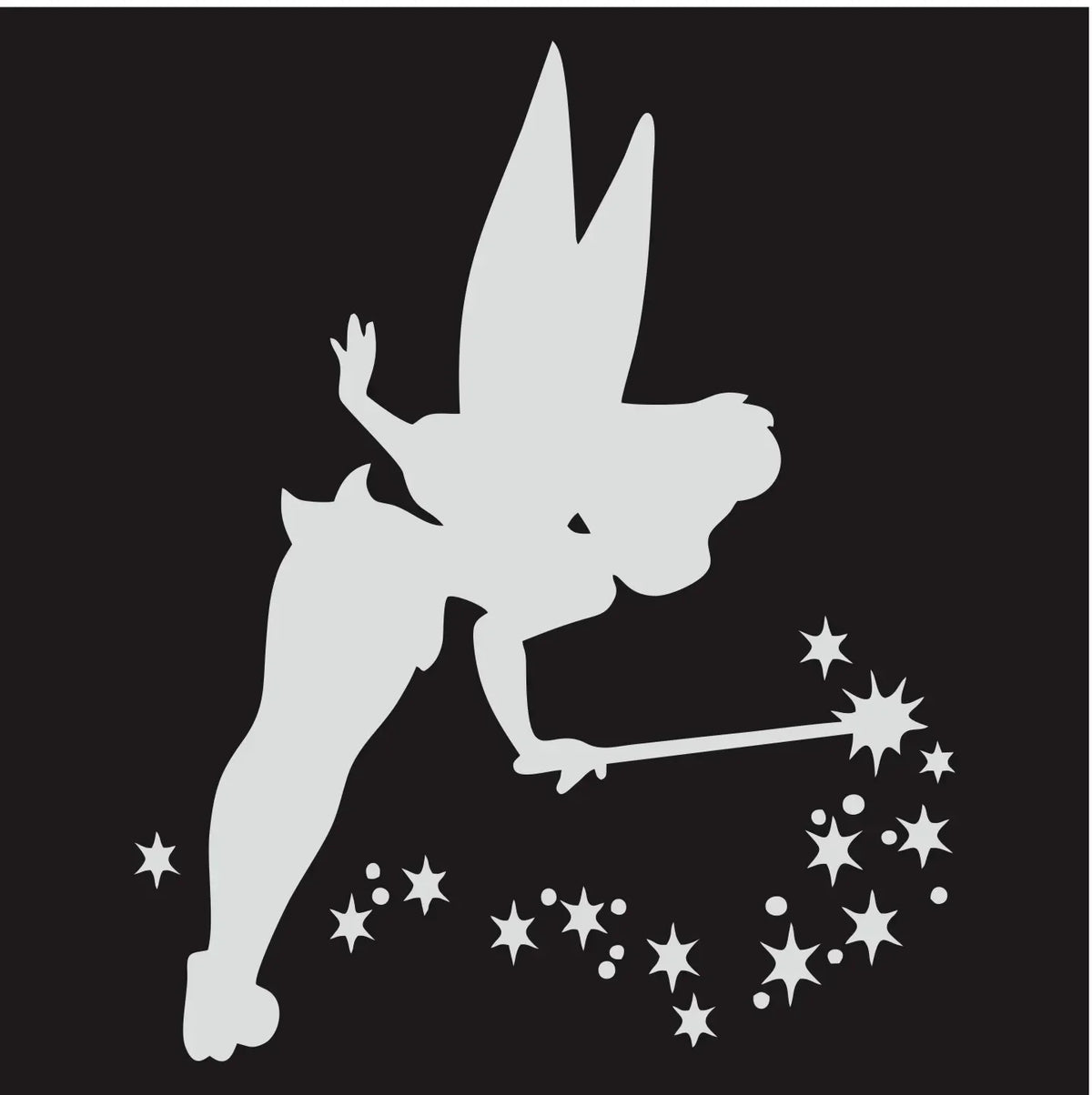 Magic Wand Tinkerbell Star Sticker Waterproof Creative