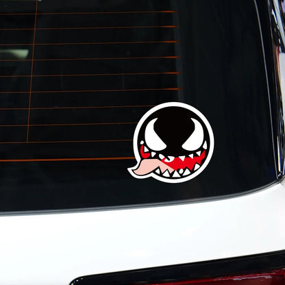 Cartoon Venom Sticker Tuning Decal Funny Body Window Bumper