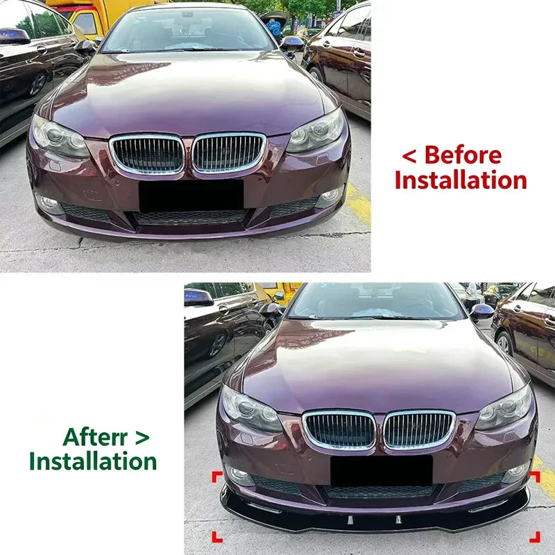 For BMW 3 Series E92 E93 2006-2013 Front Bumper Lip Cover