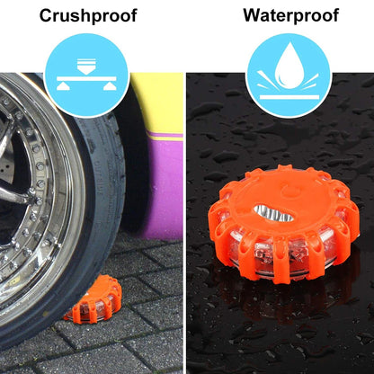 3PCS 6PCS Magnetic Strobe Warning Emergency Road Rescue Safety