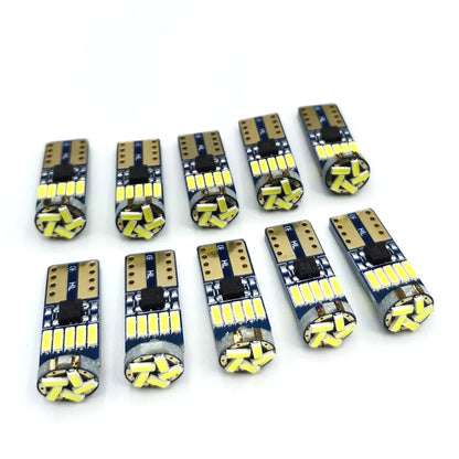 10PCS W5W T10 Signal 501 194 Bulbs 4014SMD Clearance