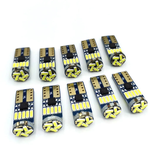 10PCS W5W T10 Signal 501 194 Bulbs 4014SMD Clearance
