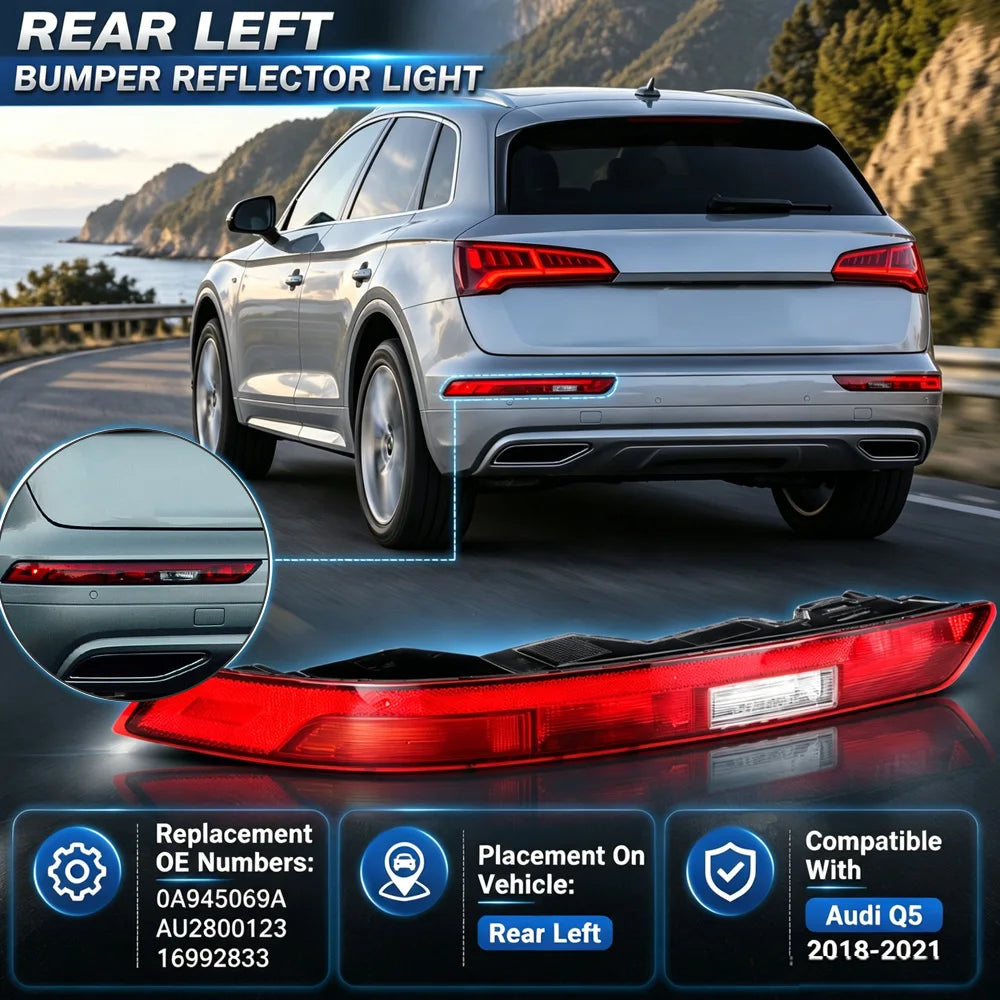 For Audi Q5 2018-2021 Only Us Models 80a945069a Rear Brake Tail