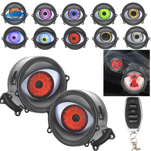 3D Lens Dynamic Evil Eyes Remote Control 3inch Demon