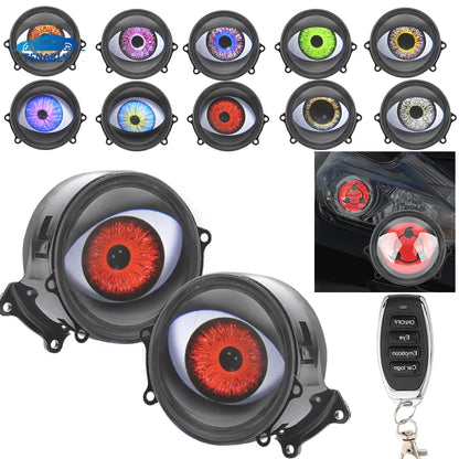 3D Lens Dynamic Evil Eyes Remote Control 3inch Demon