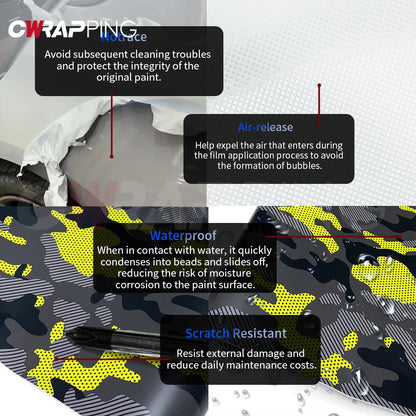 Foiling Camouflage Film Motorcycle Adhesive Vinyl Paper Cover