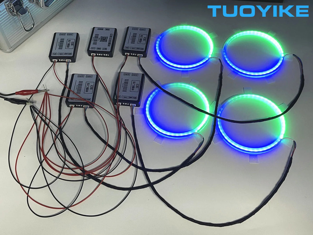 4PCS Symphony Audio Horn Loudspeaker Colors Interior Ambient