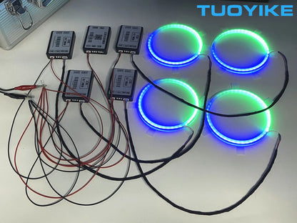 4PCS Symphony Audio Horn Loudspeaker Colors Interior Ambient