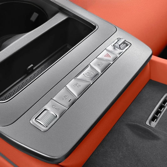 For BYD Atto 8 Central Control Button Epoxy Protective Sticker