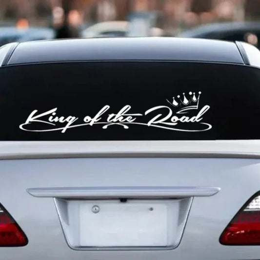 Waterproof Sunscreen die-cut Vinyl Decal King Road Sticker Decors