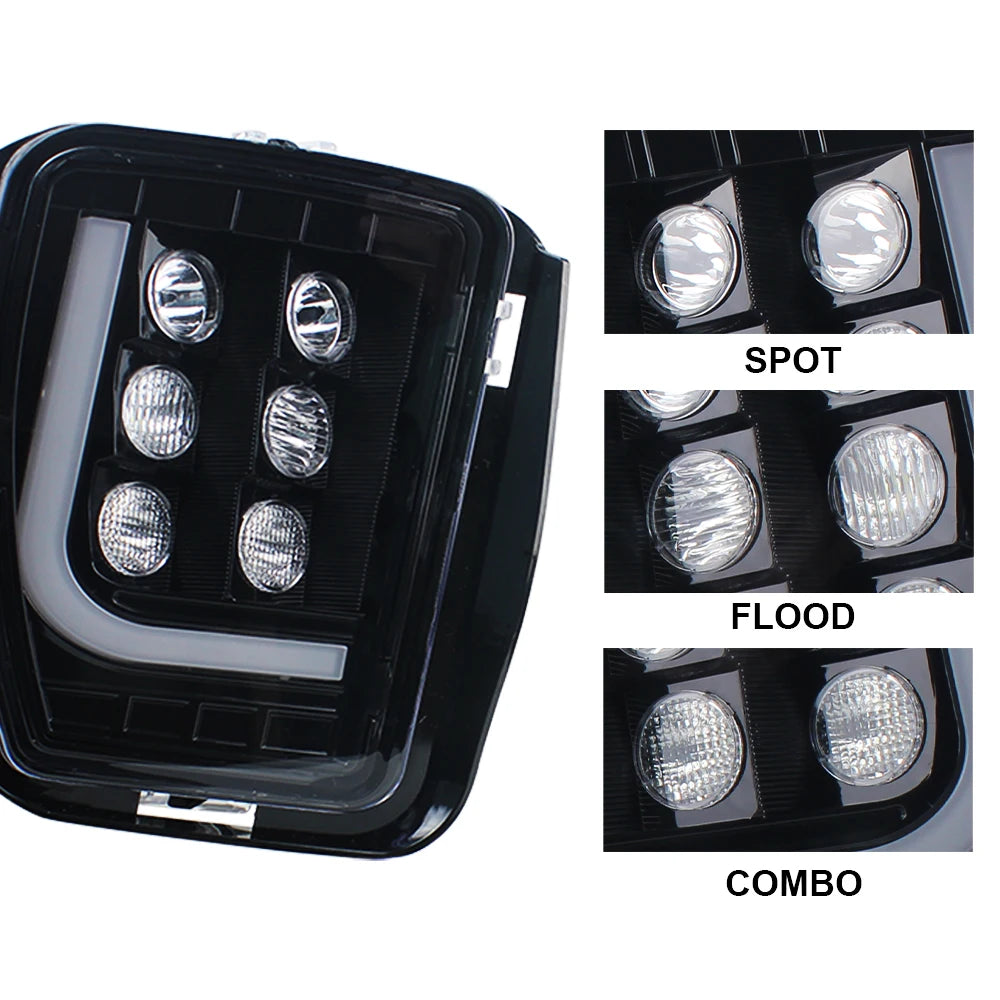 For Dodge Ram 1500 2013 2014 Fog Drl Bumper Driving 2015 2016
