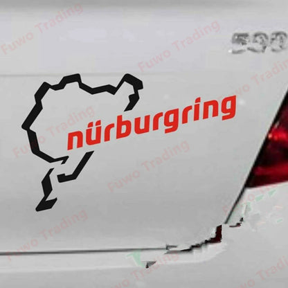 Fashion Personality Sticker Racing Track Nurburgring Vinyl Decal