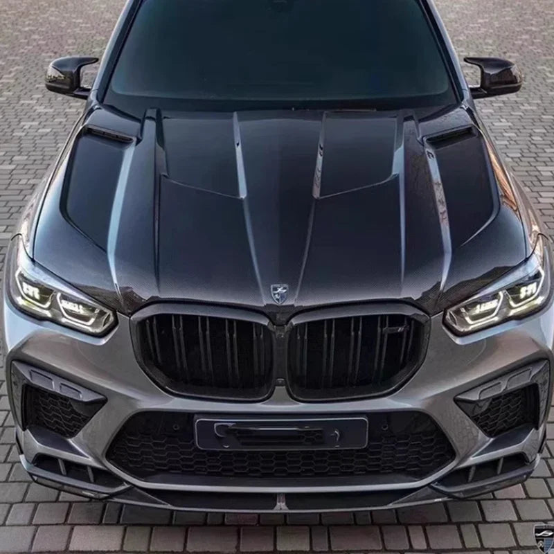 For BMW X5 G05 X6 G06 X5M F95 X6M F96 Carbon Fiber Hood Engine