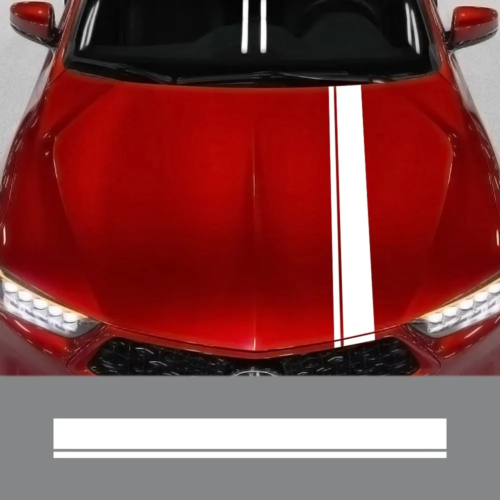 For VW Tesla Skoda Volvo Suzuki Hood Bonnet Sticker Graphics