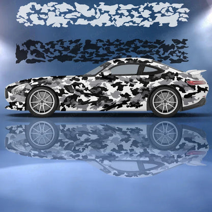 Camouflage Stickers Ita Tuning Racing Vinyl Decal Wrap Side