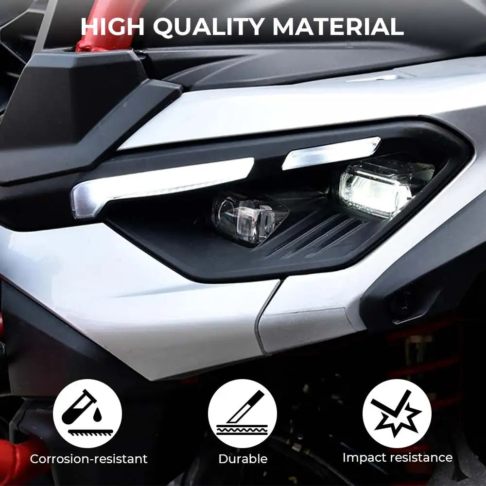 For Can-Am Outlander 1000R Max 2025 ATV 2PC Front Drl Bumper