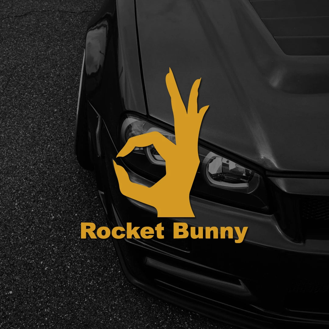 Rocket Bunny Rabbit Wide Body Jdm Modified Personality Sticker
