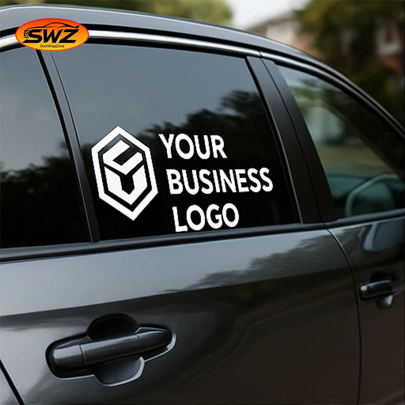 Custom Business Logo Sticker Personalized Company Branding Decal