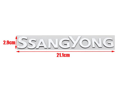 For Korando Rexton Tivoli Kyron 1PC 3D Ssangyong Front Rear