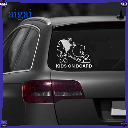 Body Window Windshield Creative Vinyl Decal Sticker Kids On