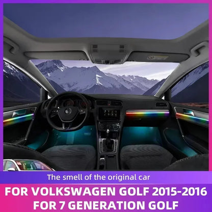 For Volkswagen Golf 7 MK7 2015 2016 Acrylic Interior Ambient Kit