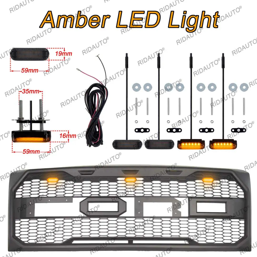 For Ranger F150 Hilux Tundra Tacoma Grille Transit Pickup Truck