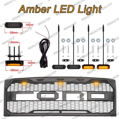 For Ranger F150 Hilux Tundra Tacoma Grille Transit Pickup Truck