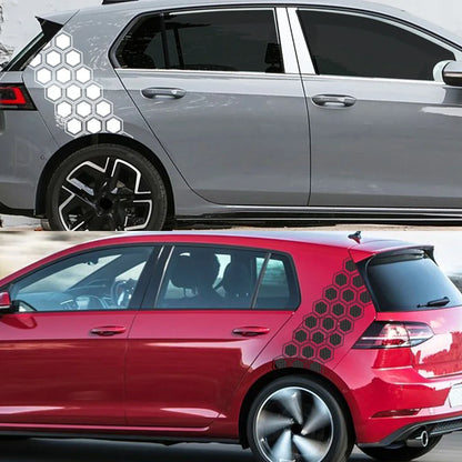 Honeycomb Hexagonal Graphics Vinyl Decal Body Side Sticker