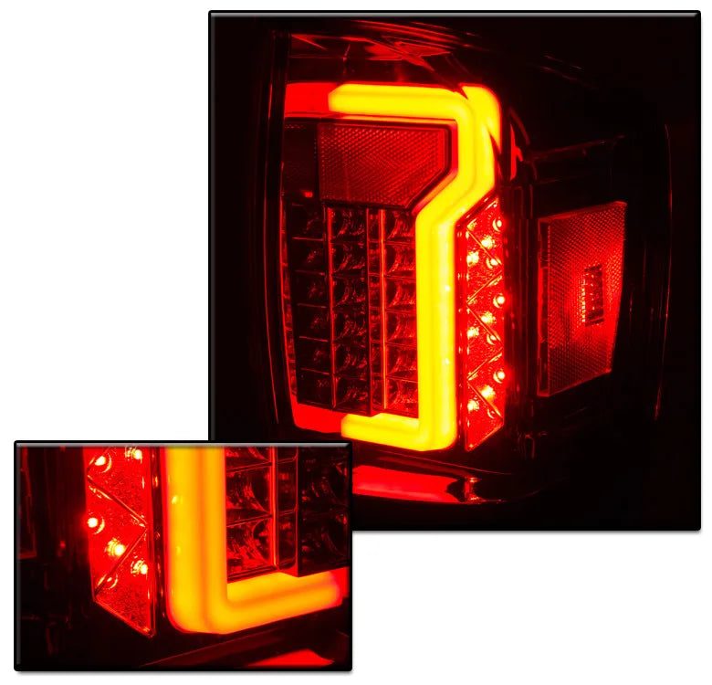 For 16-22 Toyota Tacoma Pickup LED Tube Tail Brake Rear Lamps